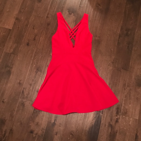 NWT NBD Ride Or Die Dress in Red - Picture 2 of 5